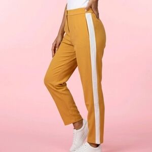 Babaton Aritzia Mustard Side Stripe Pants | Tailored Track Pants Women’s M